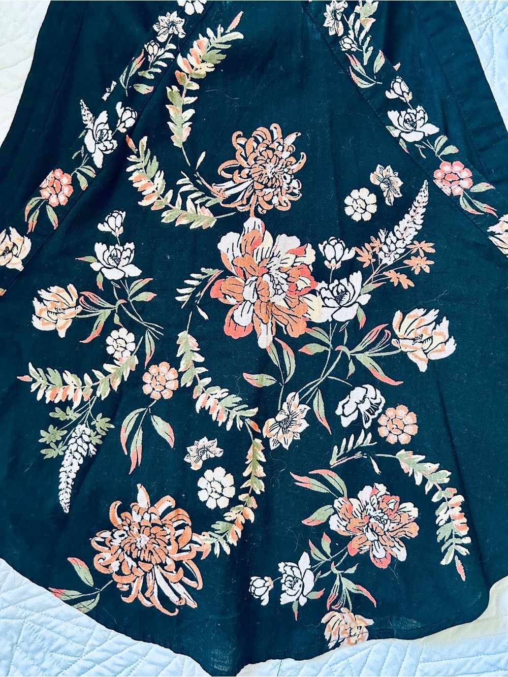 Free People Emily Print Halter Tank in Black - Picture 2 of 4